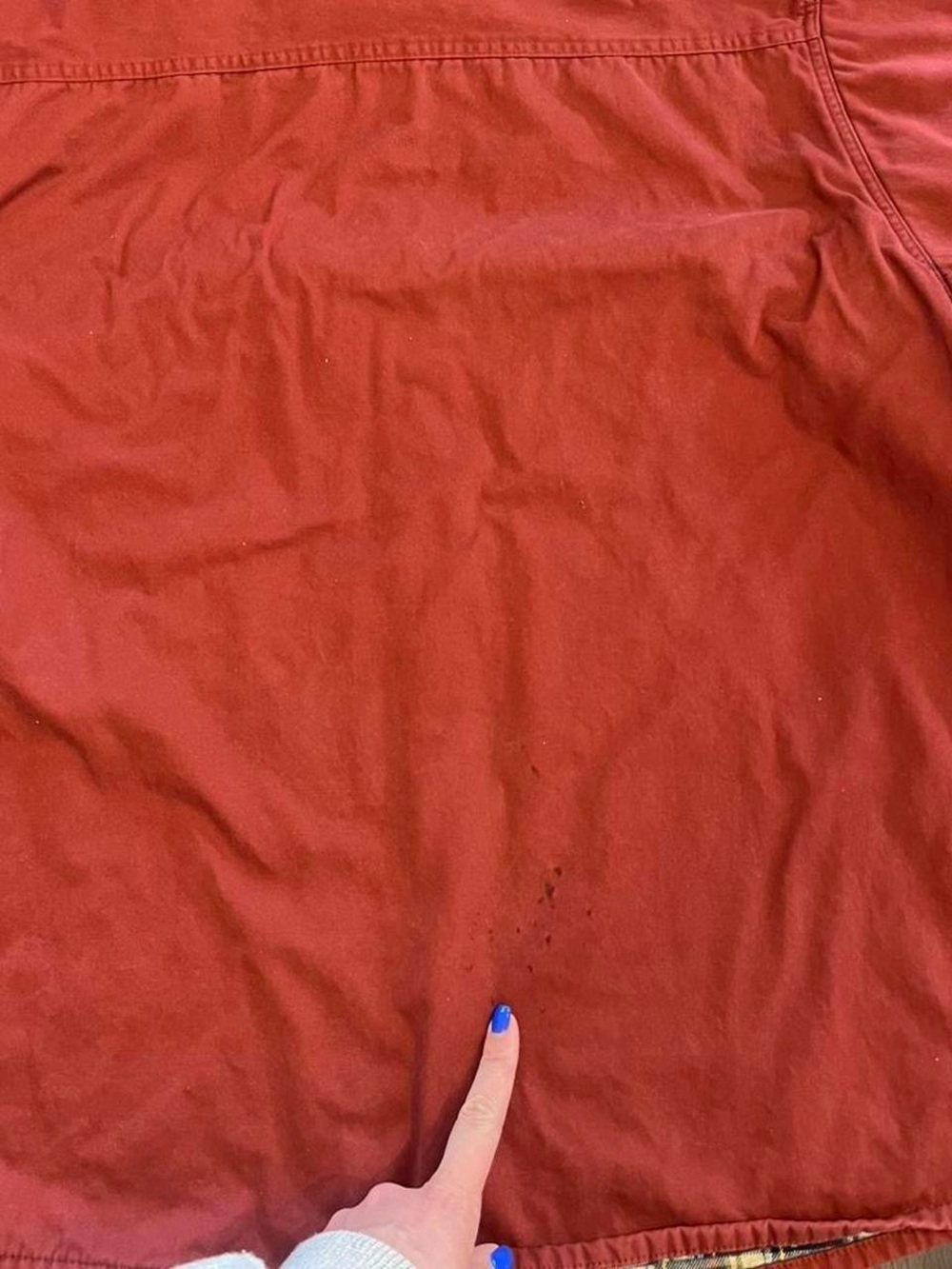 RedHead Red Button-Up Shacket - Picture 7 of 8